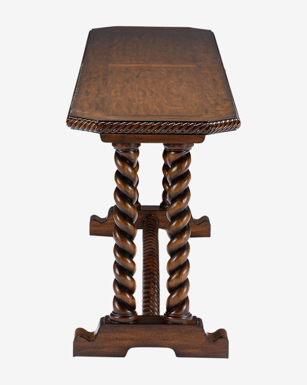 Console moderne en bois aux lignes épurées pour salon