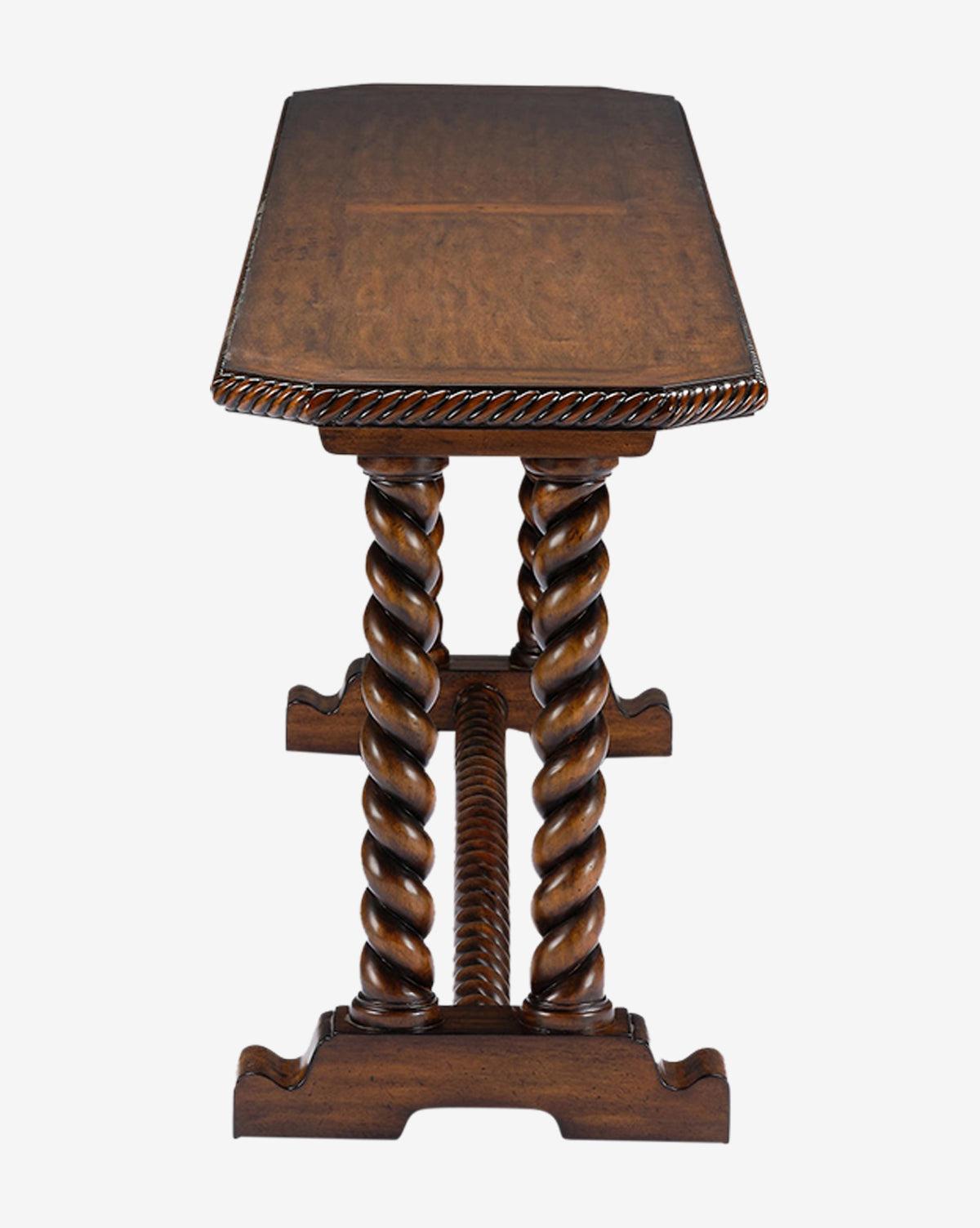 Console moderne en bois aux lignes épurées pour salon
