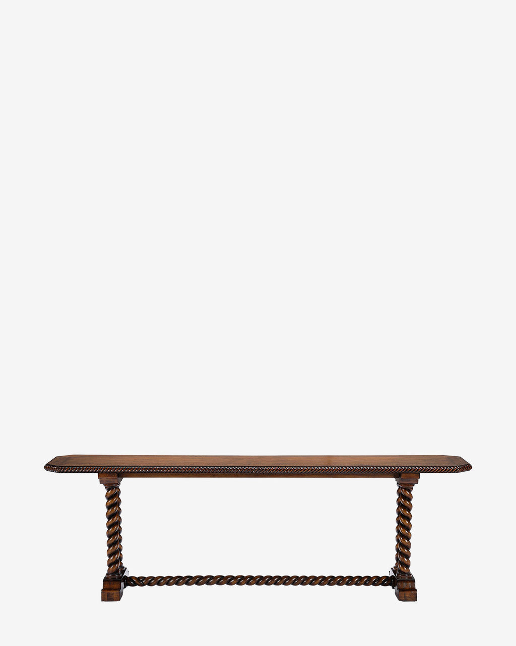 Console moderne en bois aux lignes épurées pour salon