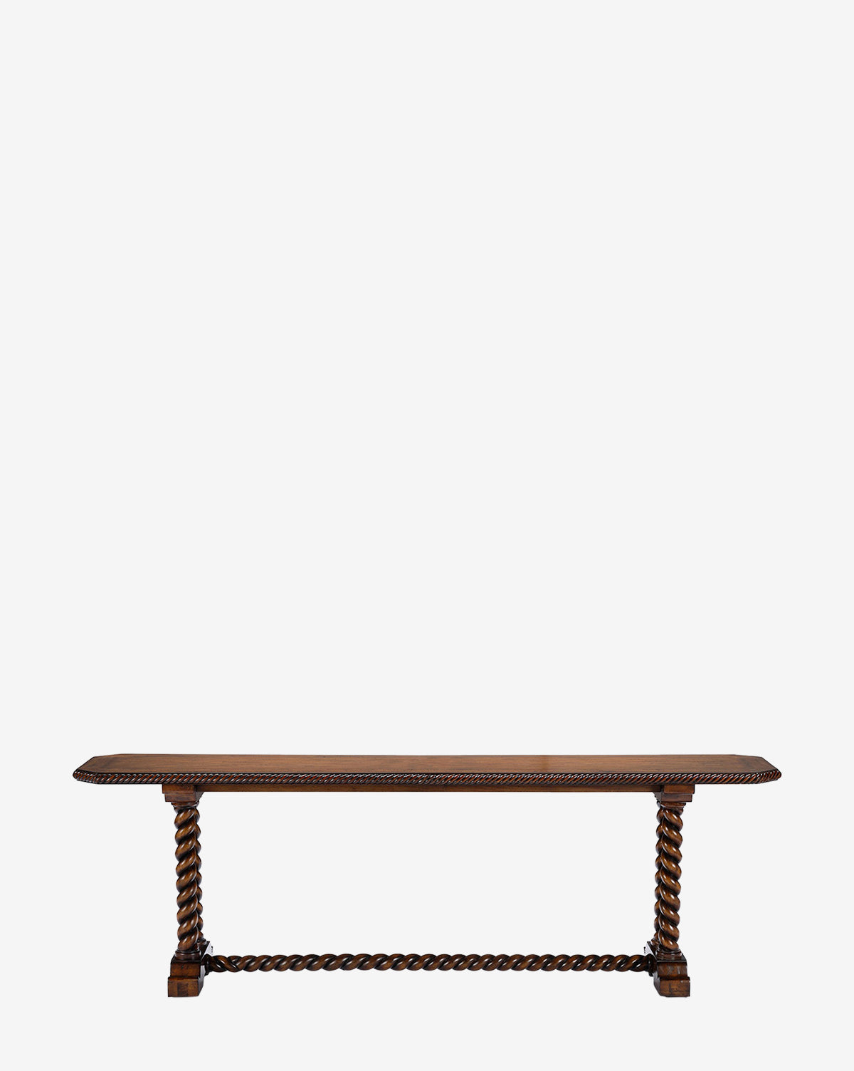 Console moderne en bois aux lignes épurées pour salon