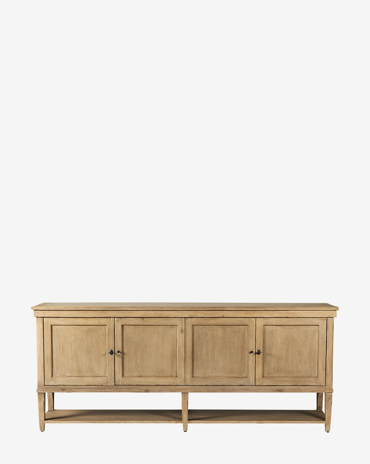 Buffet moderne en bois avec design minimaliste et rangements pour salon