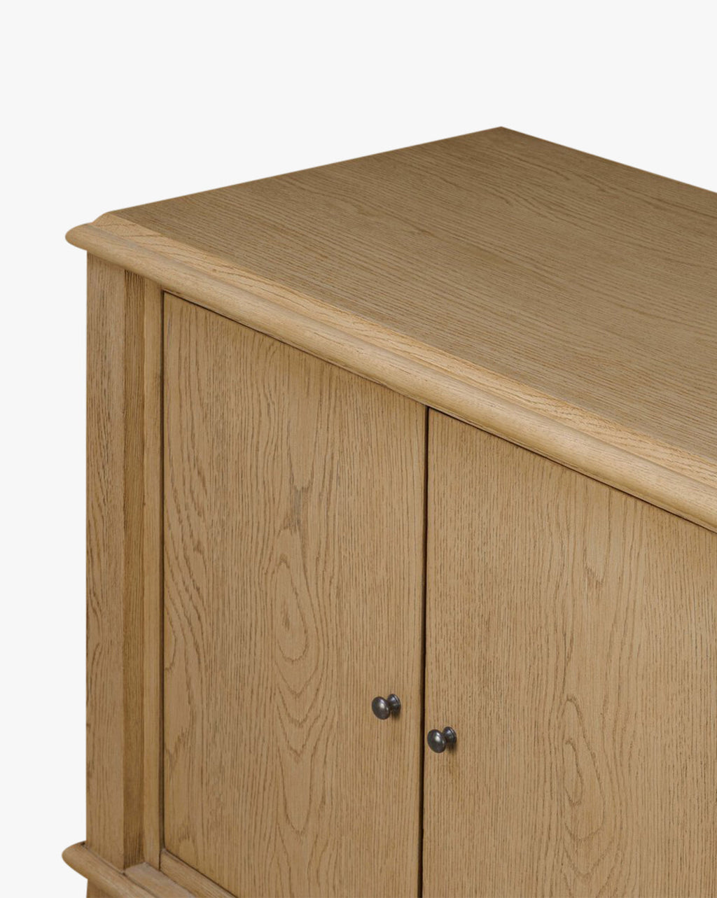 Buffet moderne en bois avec lignes épurées et grand rangement pour salon