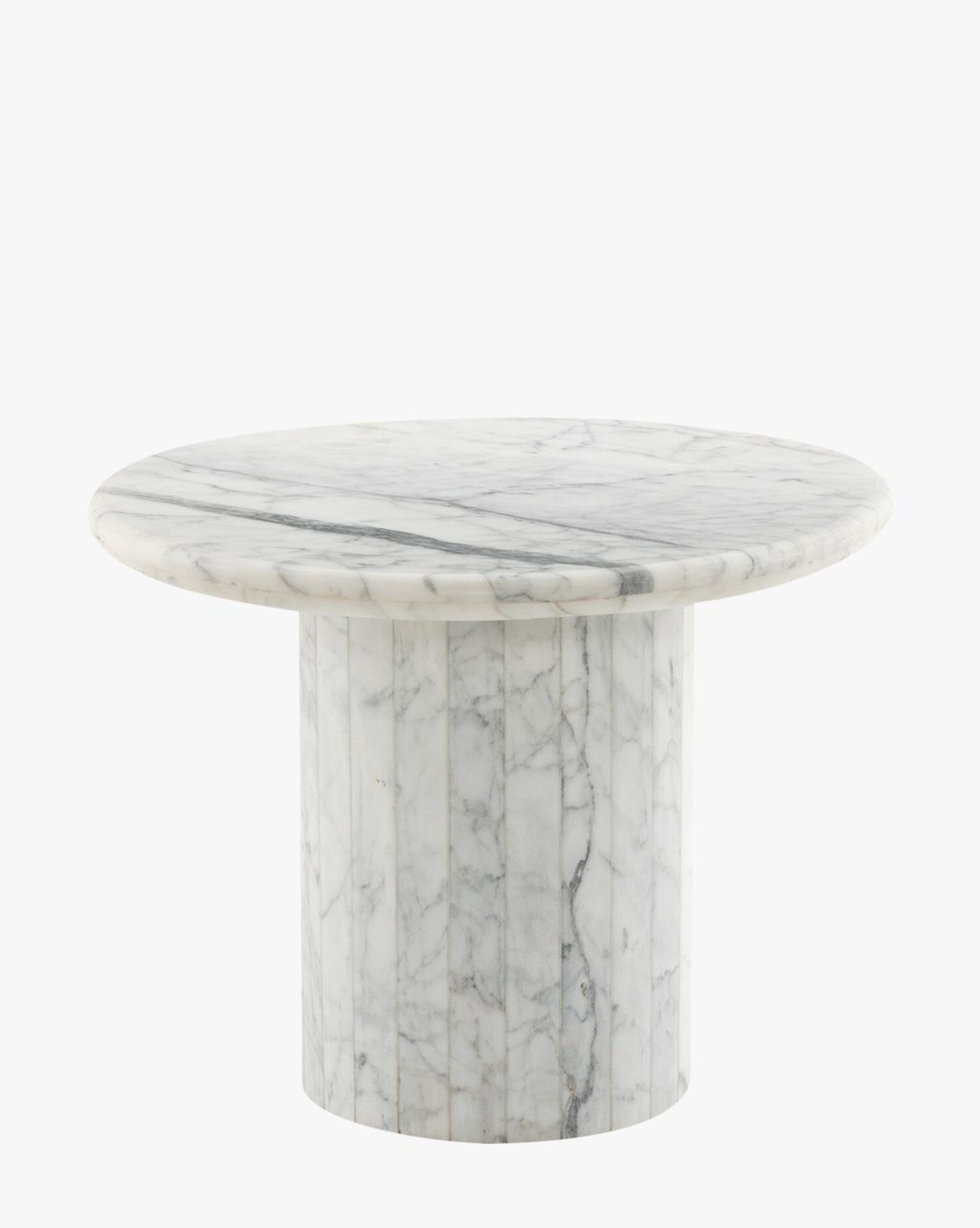 Table d'appoint moderne en bois avec matériaux naturels pour le salon