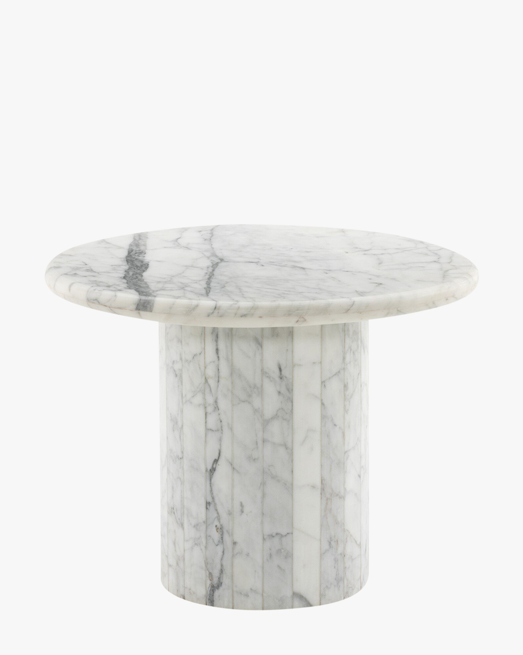 Table d'appoint moderne en bois avec matériaux naturels pour le salon