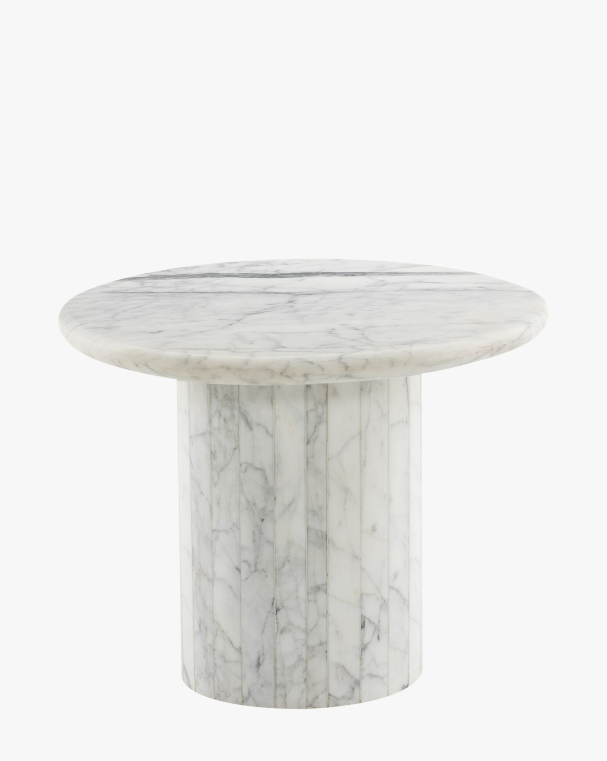 Table d'appoint moderne en bois avec matériaux naturels pour le salon
