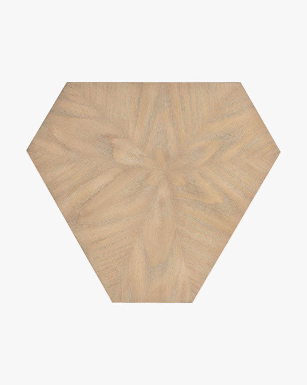 Piédestal moderne en bois à forme architecturale pour salon