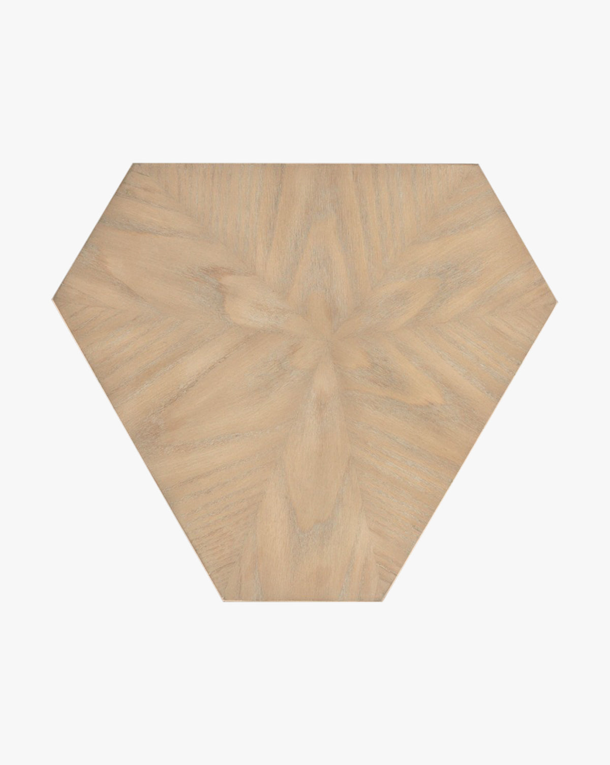 Piédestal moderne en bois à forme architecturale pour salon