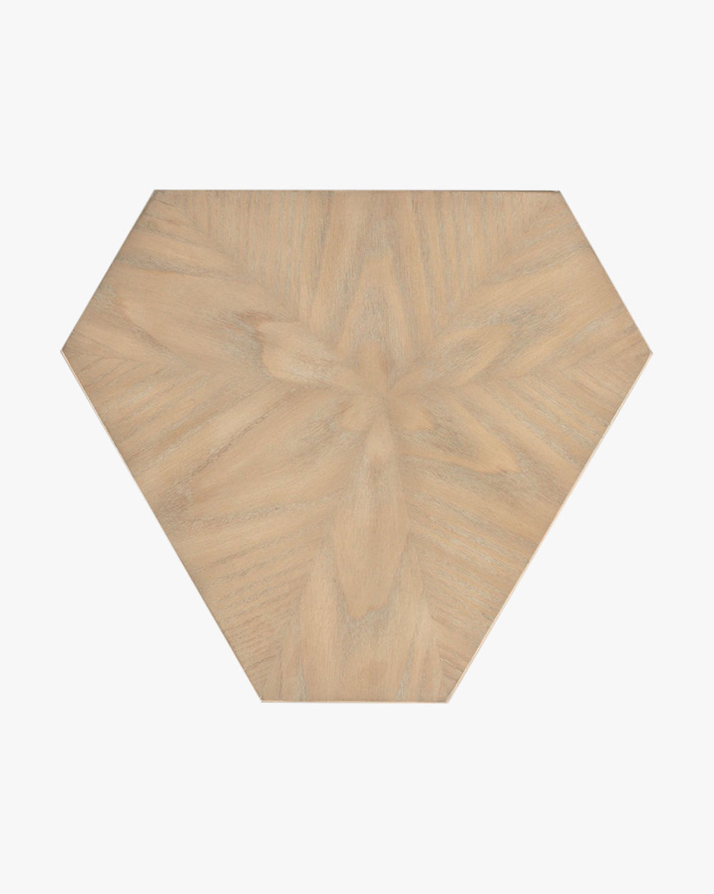 Piédestal moderne en bois à forme architecturale pour salon