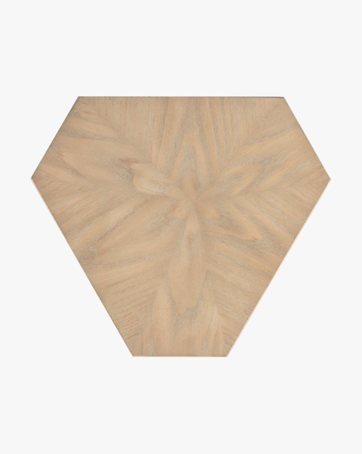 Piédestal moderne en bois à forme architecturale pour salon