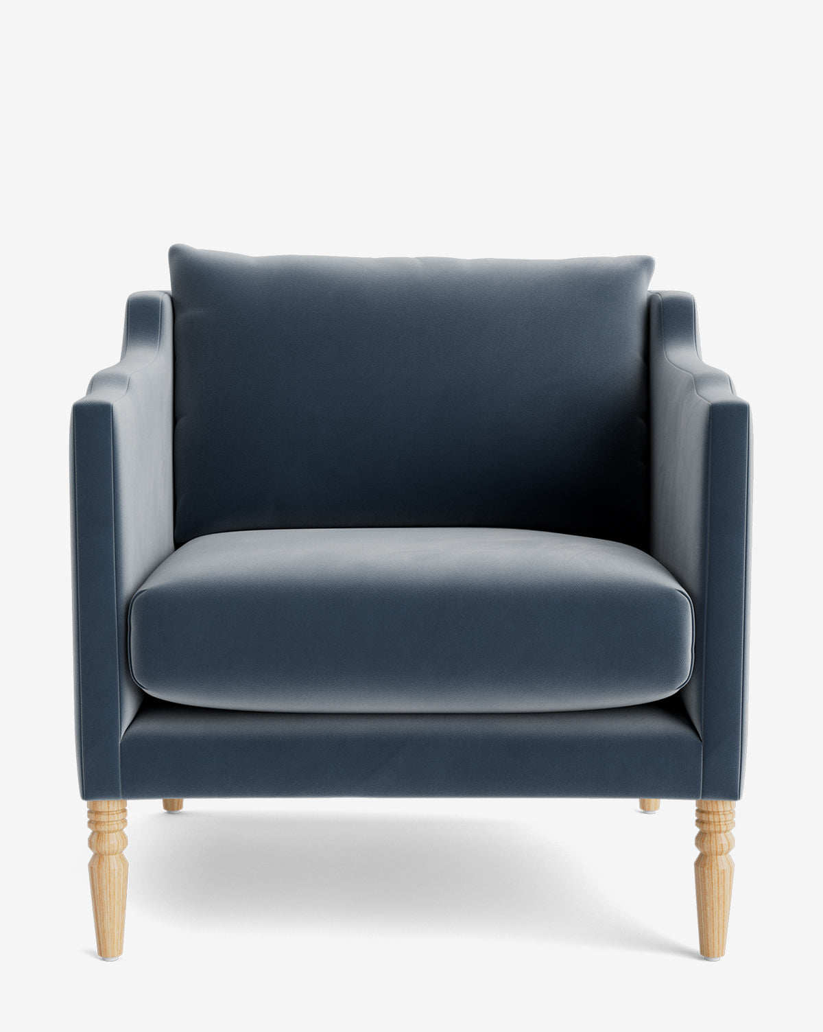 Fauteuil de salon capitonné traditionnel avec pieds tournés et accoudoirs originaux pour le salon