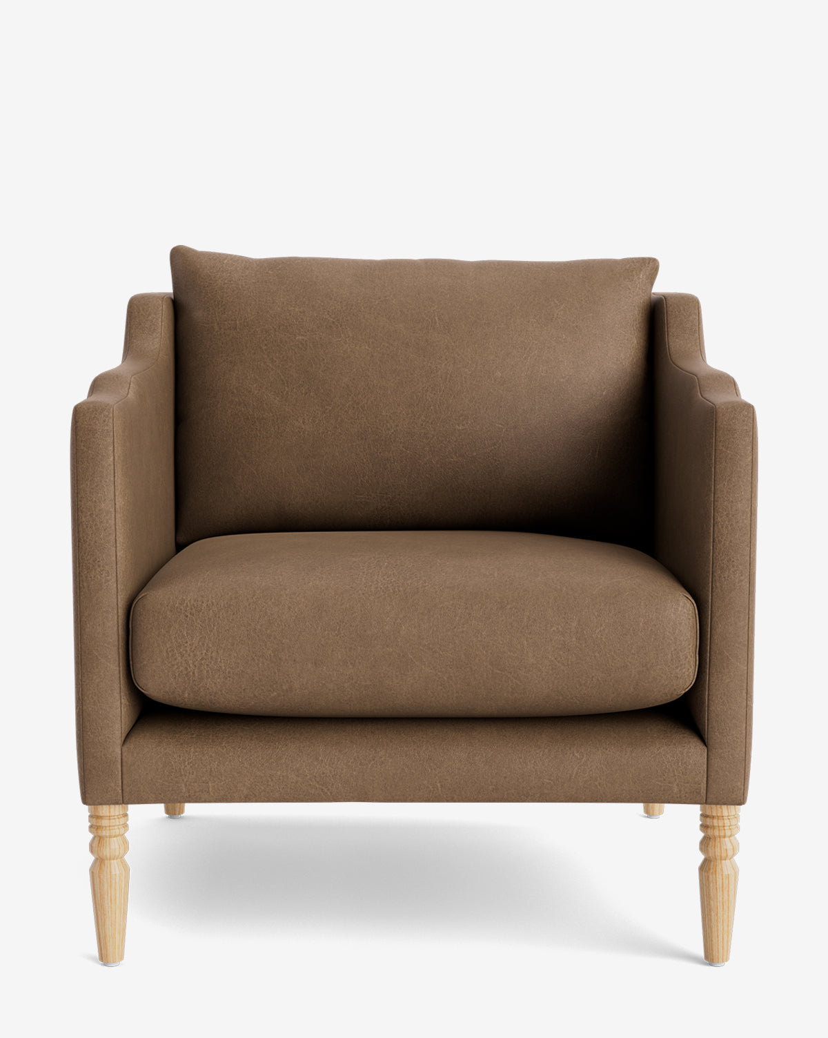 Fauteuil de salon capitonné traditionnel avec pieds tournés et accoudoirs originaux pour le salon