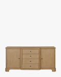 Buffet en bois traditionnel au design classique avec rangement pour salon