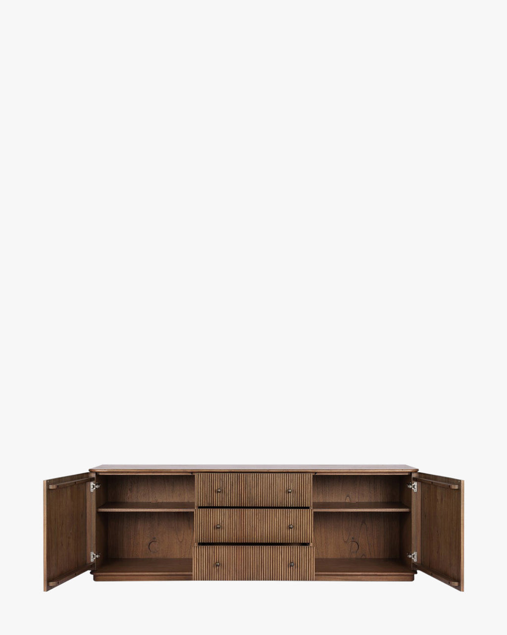 Console moderne en bois au design épuré pour le salon