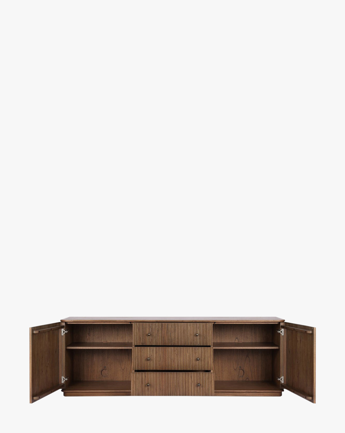 Console moderne en bois au design épuré pour le salon