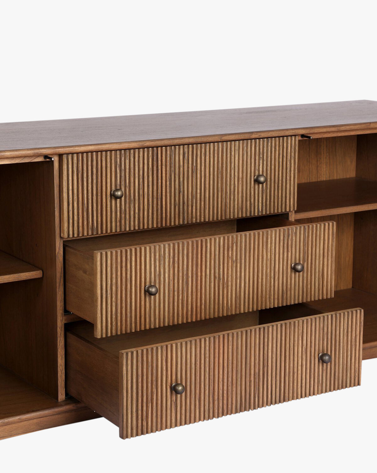 Console moderne en bois au design épuré pour le salon