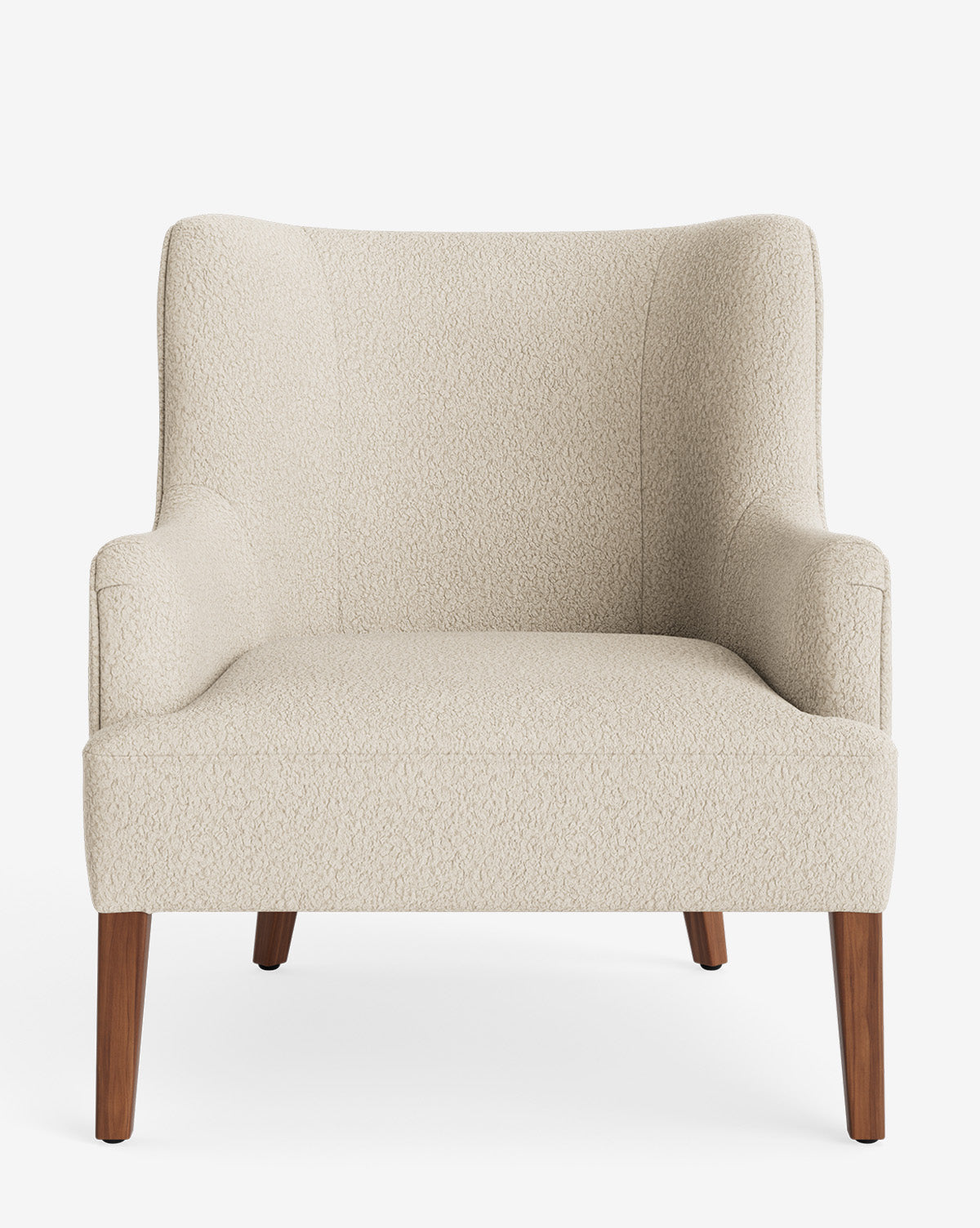 Fauteuil de salon classique sur mesure avec dossier bas et assise profonde pour salon