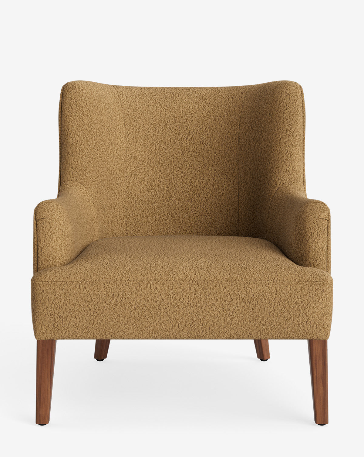 Fauteuil de salon classique sur mesure avec dossier bas et assise profonde pour salon