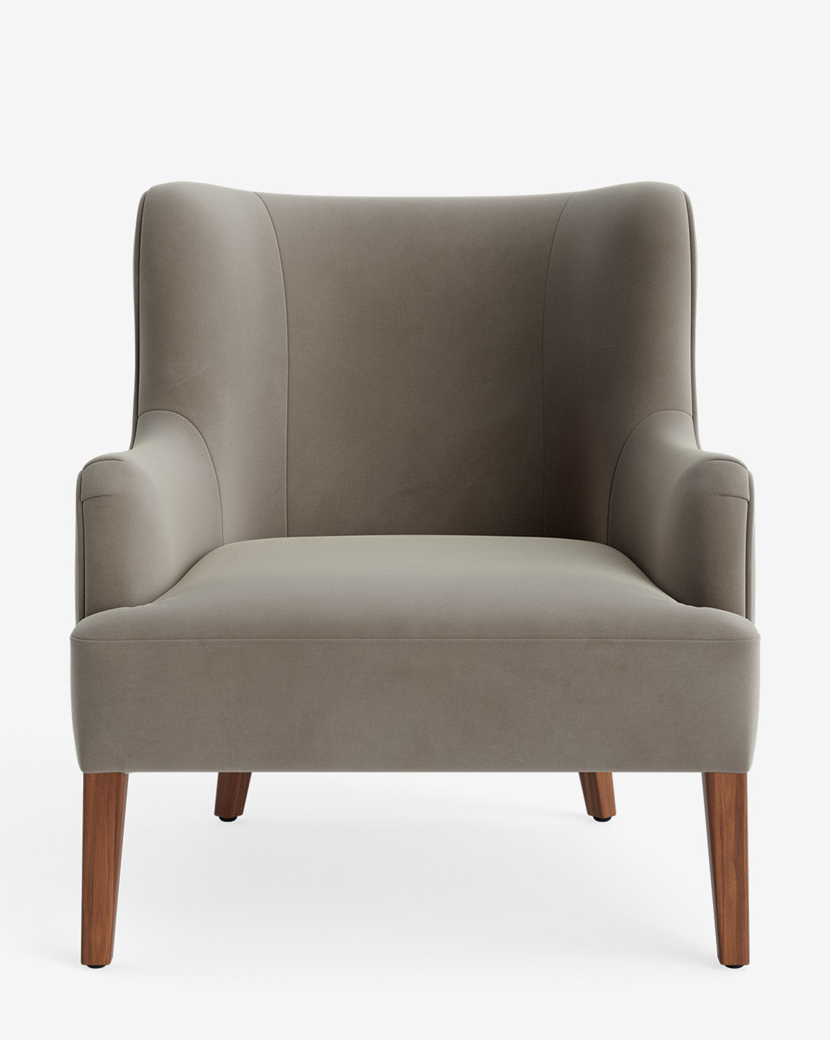Fauteuil de salon classique sur mesure avec dossier bas et assise profonde pour salon