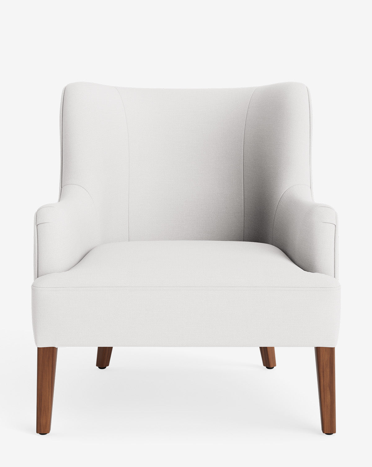 Fauteuil de salon classique sur mesure avec dossier bas et assise profonde pour salon
