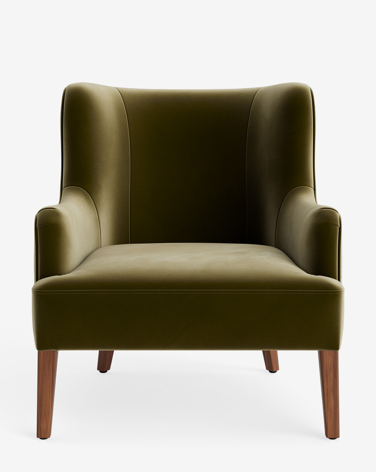 Fauteuil de salon classique sur mesure avec dossier bas et assise profonde pour salon