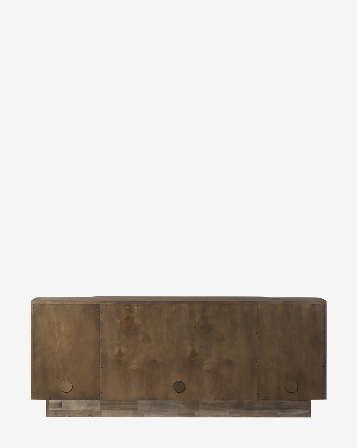 Buffet bas moderne en bois au design épuré et rangements pour le salon