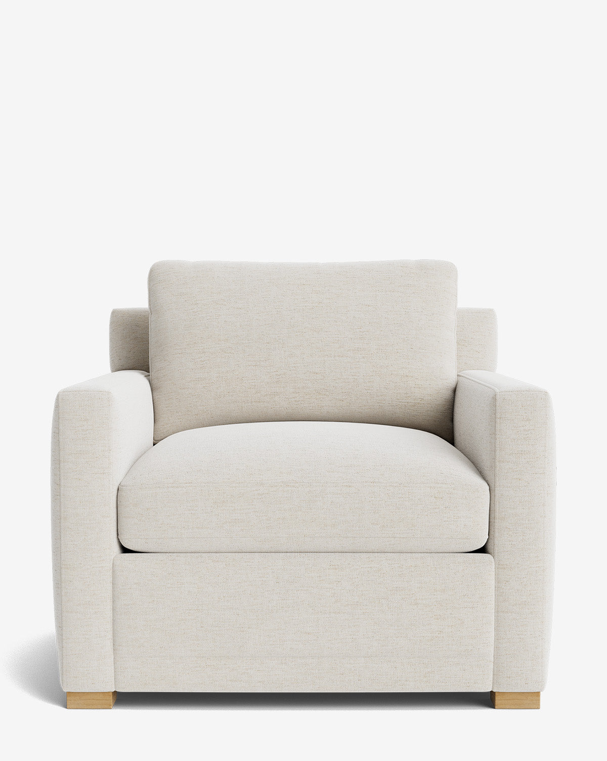 Fauteuil de salon contemporain rembourré, avec coussin profond et plusieurs finitions, pour le salon