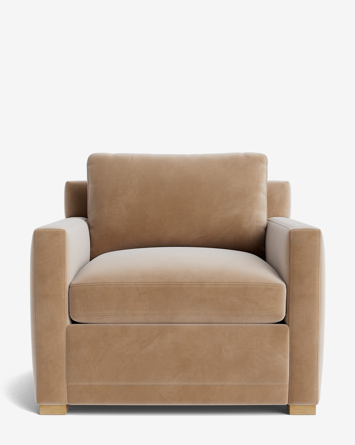 Fauteuil de salon contemporain rembourré, avec coussin profond et plusieurs finitions, pour le salon