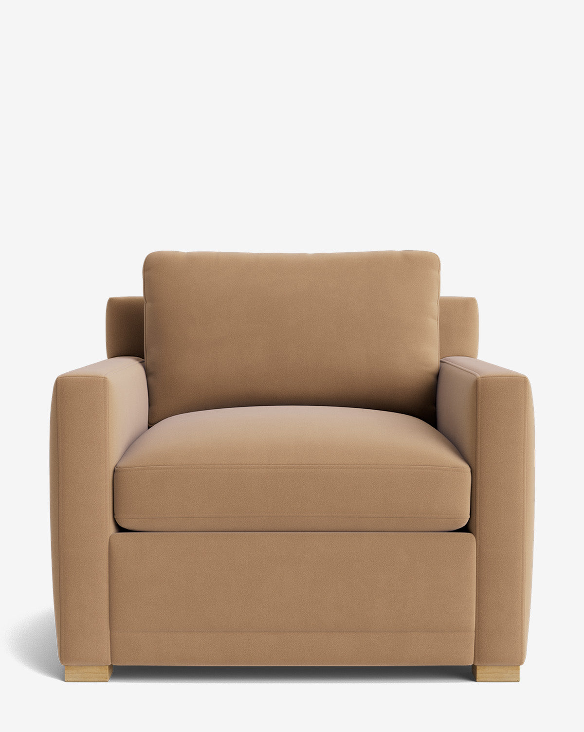 Fauteuil de salon contemporain rembourré, avec coussin profond et plusieurs finitions, pour le salon