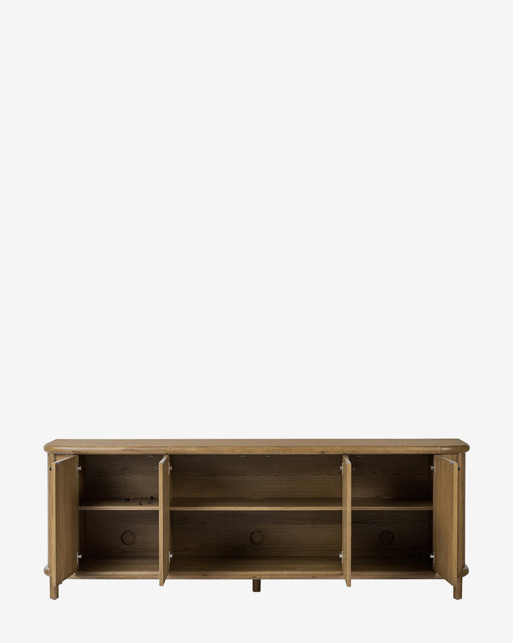 Buffet moderne en bois, silhouette raffinée et rangements pour le salon