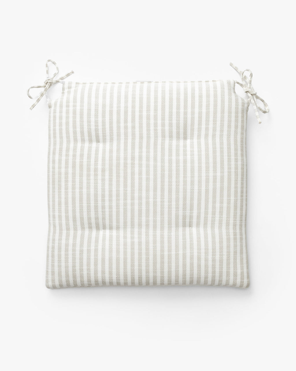 Coussin de Tabouret de Comptoir en Chêne Blanc Naturel et Lin avec Attaches pour Salle à Manger
