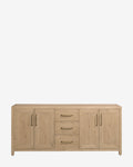Console en bois moderne au design épuré pour salon