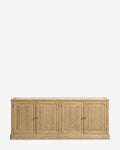 Buffet moderne en bois au design audacieux avec rangement pour salon