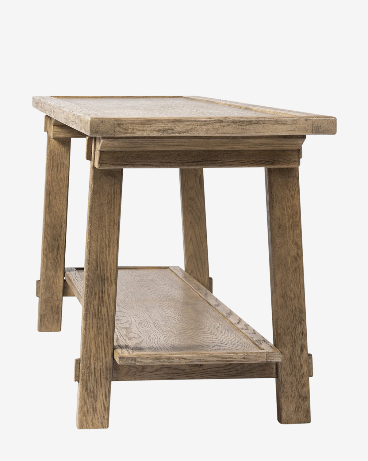 Console moderne en bois avec silhouette aérienne pour le salon