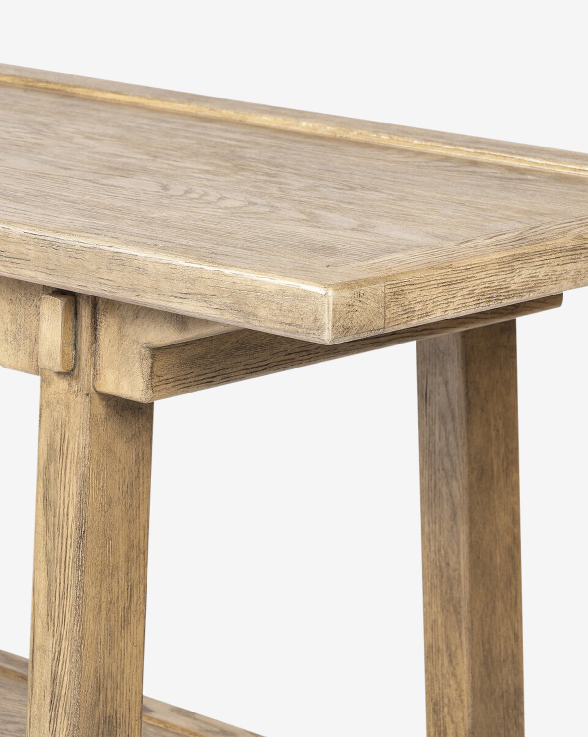 Console moderne en bois avec silhouette aérienne pour le salon