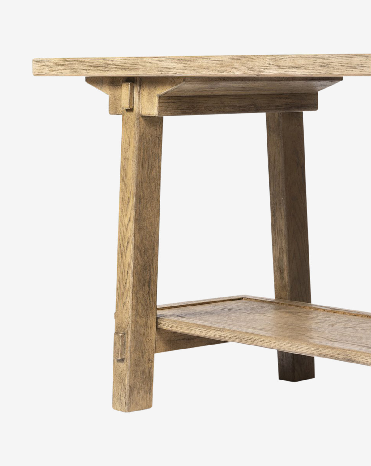 Console moderne en bois avec silhouette aérienne pour le salon