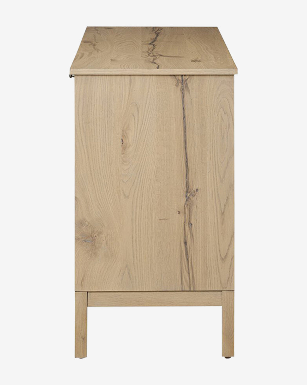 Buffet en bois moderne avec design élégant et rangement pour salon