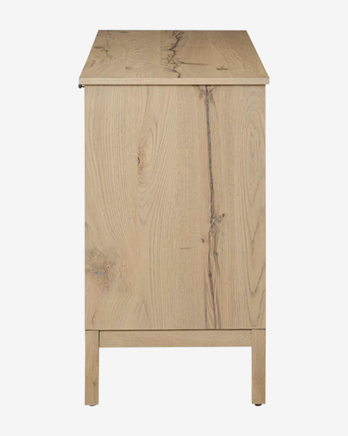 Buffet en bois moderne avec design élégant et rangement pour salon
