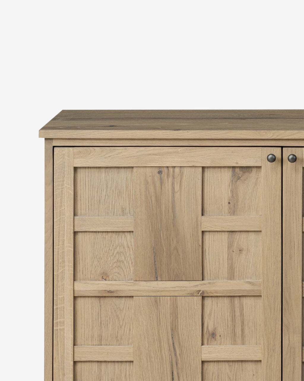 Buffet en bois moderne avec design élégant et rangement pour salon