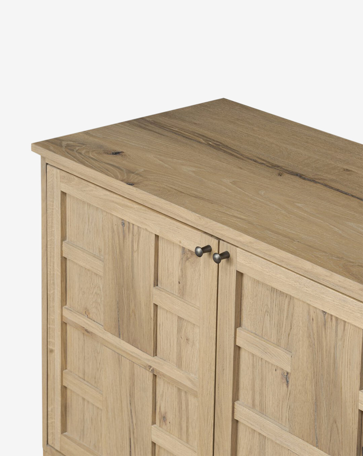 Buffet en bois moderne avec design élégant et rangement pour salon